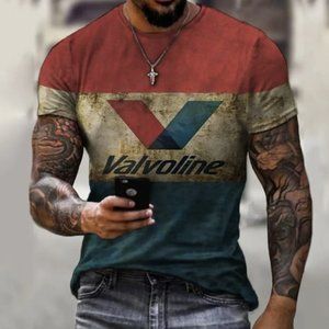 3/$25 Men's 3D Retro Printed Vintage Oil T-Shirt